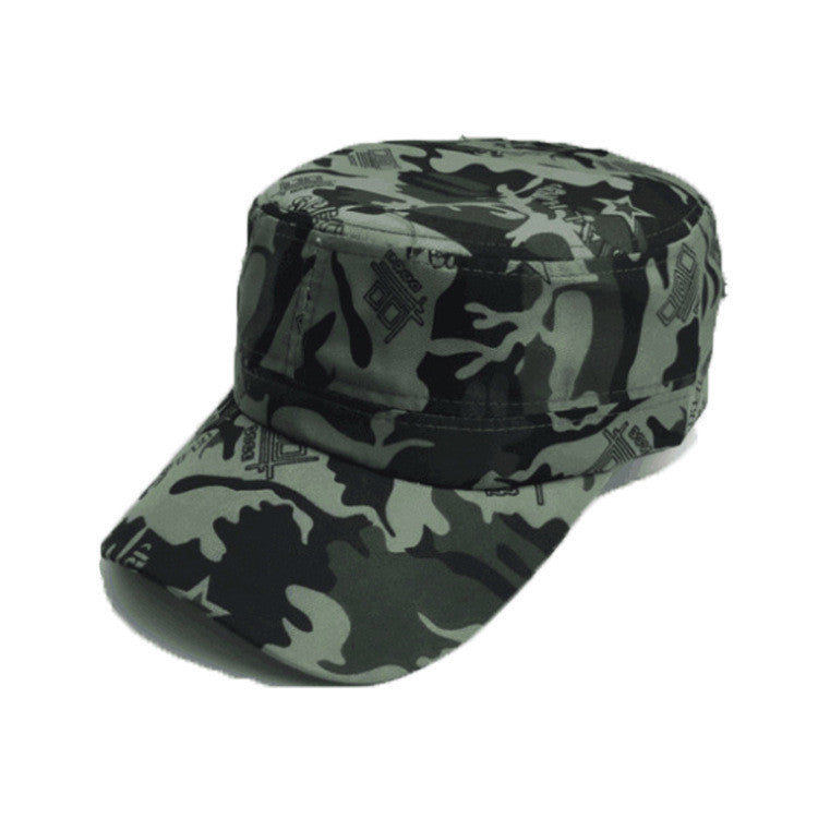 Men's And Women's Camouflage Flat Caps Sports Hat