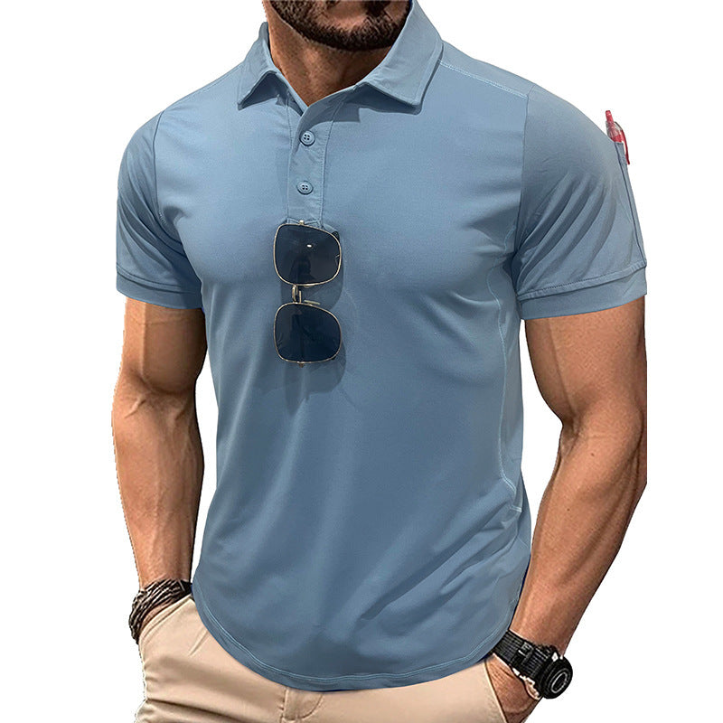 Outdoor Quick-drying Lapel Sports Short-sleeved T-shirt Polo Shirt