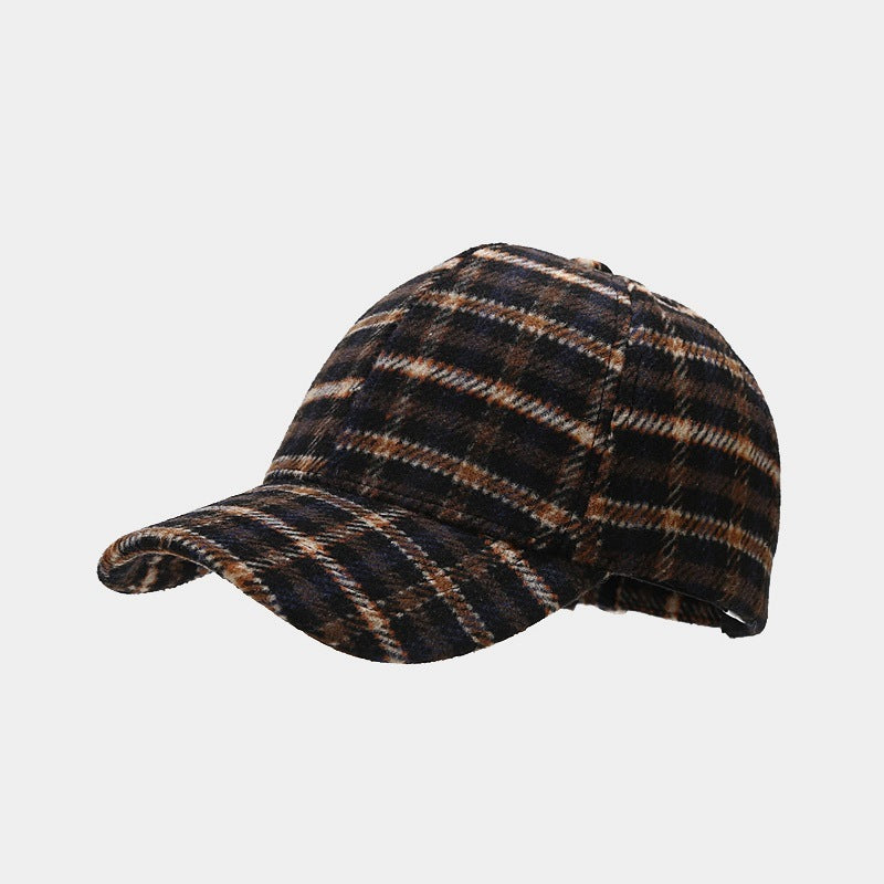 Literary Retro Classic Plaid Baseball Cap