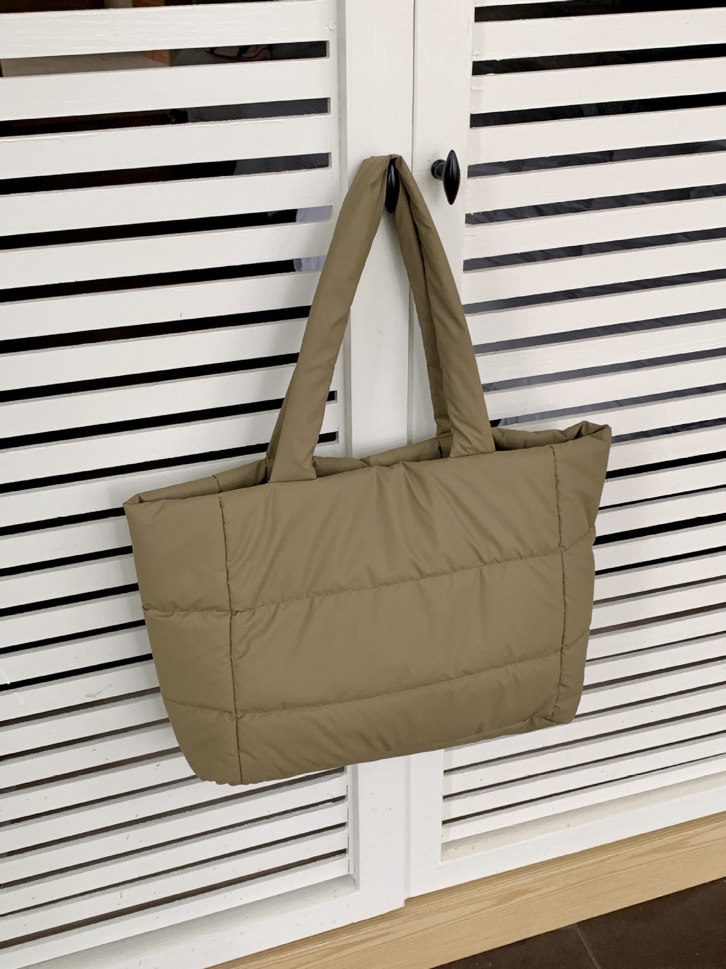 Soft Cotton-filled Tote Bag Portable Shoulder