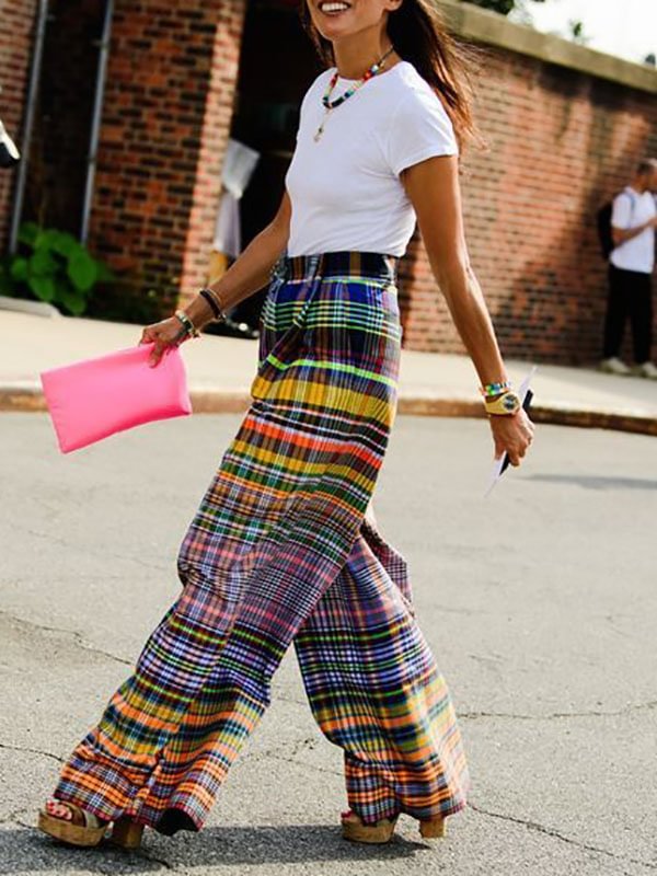 Ladies New Fashion Loose Street Trendy Straight Casual Pants