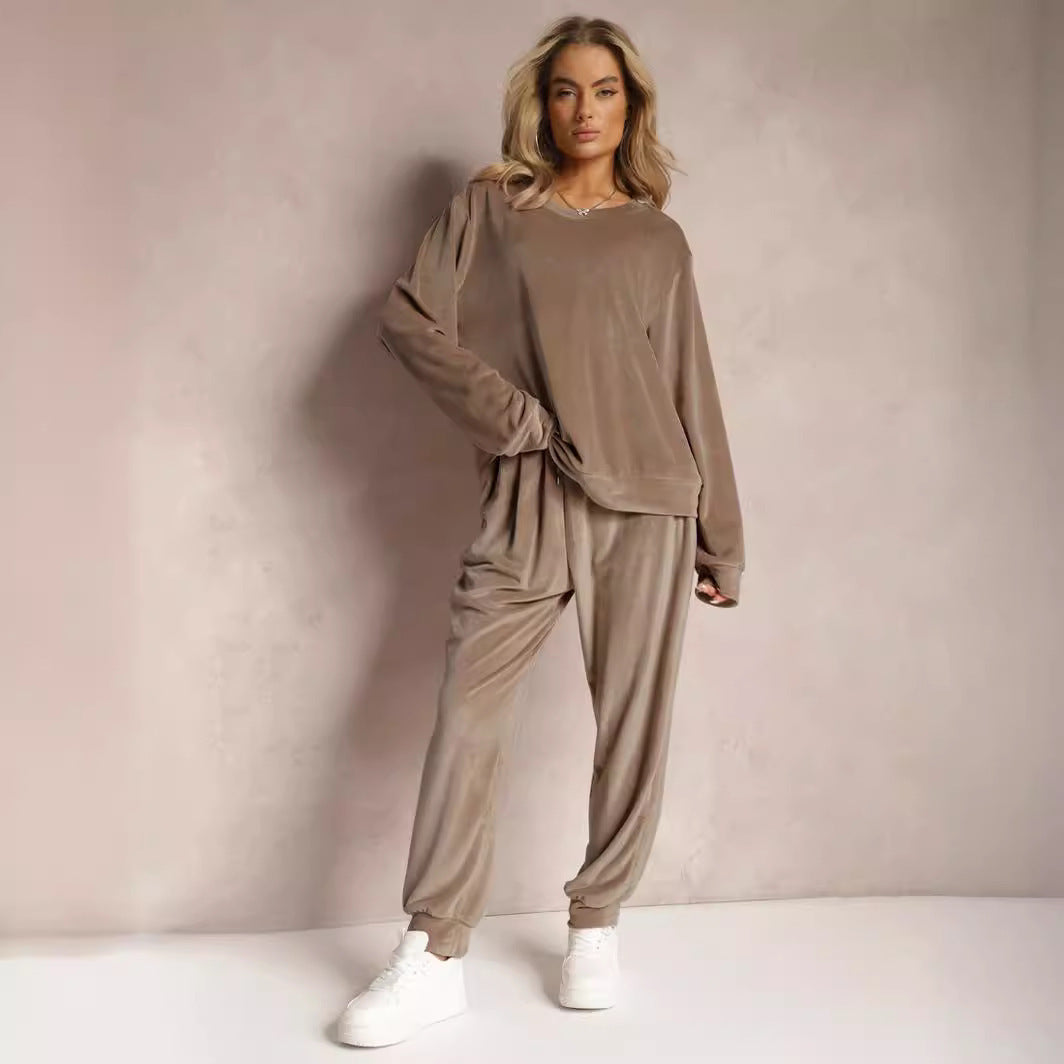 Comfort And Casual Top Two-piece Pants