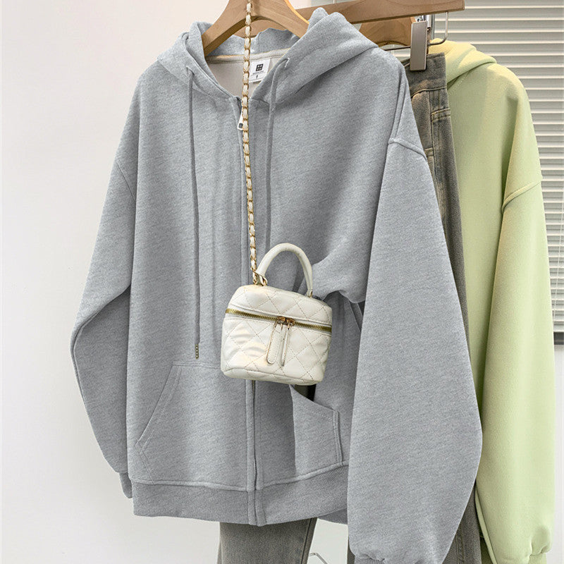 Women's Cotton Hooded Sweater Spring And Autumn