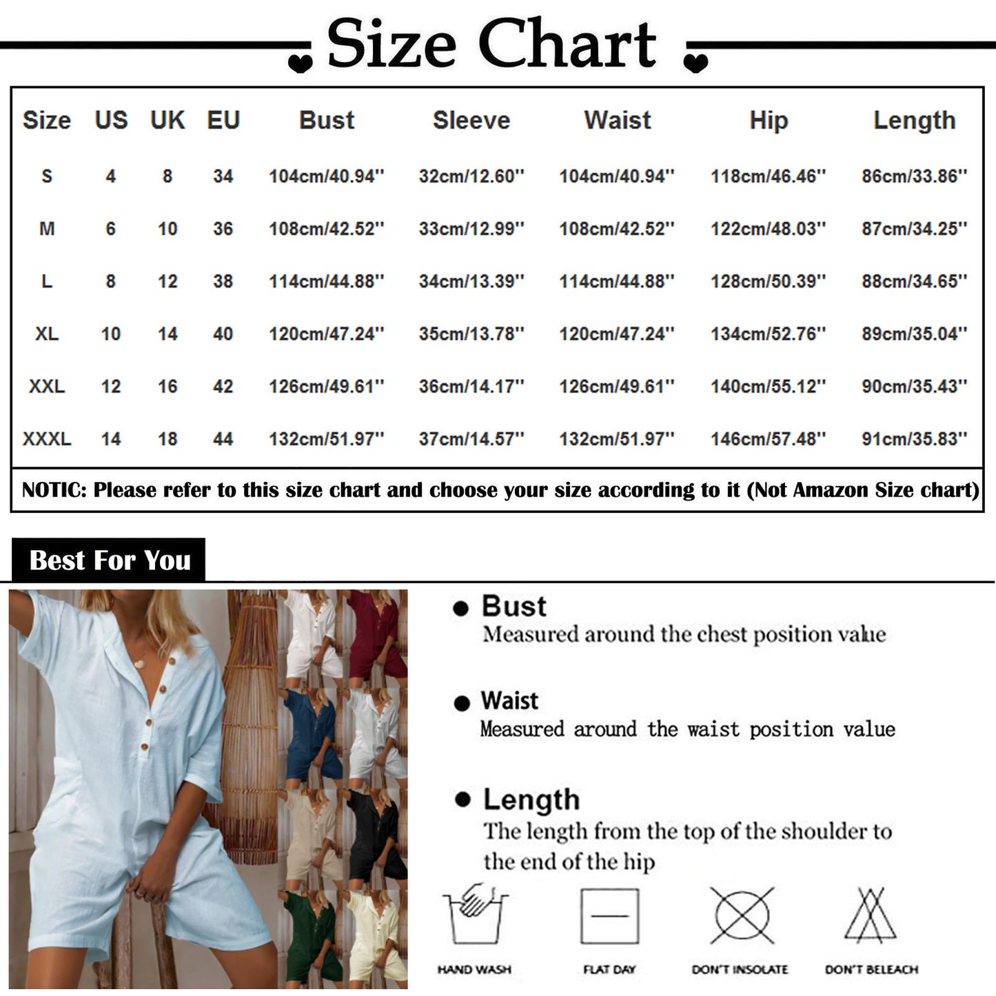 Slim fitting jumpsuit shorts casual pants for women