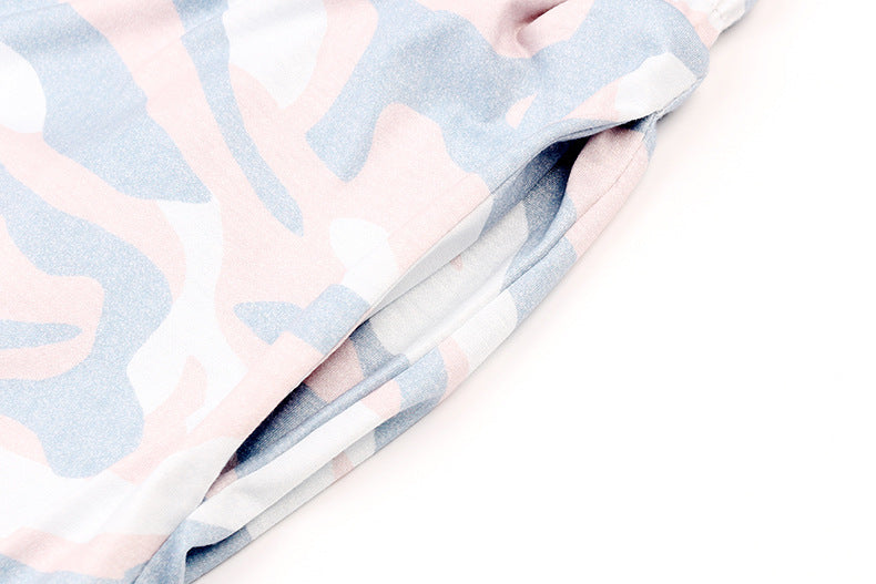 Tie-dye Print Pajamas Loungewear Tracksuit